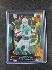 2025 Select Football RC Quinn Ewers Concourse Black and Orange Shock #82