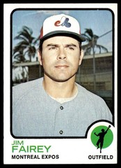 1973 Topps Card Baseball Jim Fairey Montreal Expos #429 NM