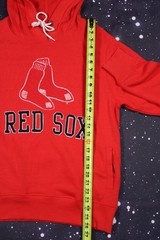 Women&rsquo;s Boston Red Sox Hoodie – Medium – Soft as a Grape, MLB, Cotton/Poly Blend