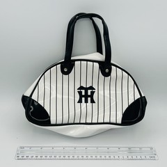 Hanshin Tigers Purse One Size White Black Pinstripe Japan NPB Baseball Bag