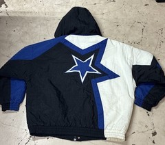 Apex One Dallas Cowboys NFL Hooded Jacket XL Black Blue White