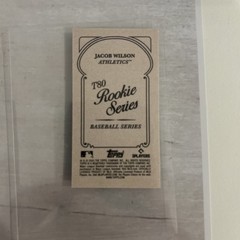 2025 Topps 205 – Jacob Wilson – T80 Rookie Series – Oakland Athletics