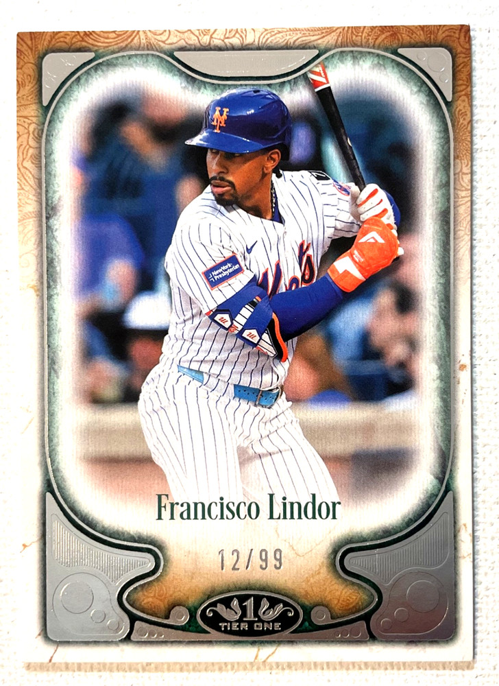 2026 Topps Tier 1 Francisco Lindor #56 New York Mets Silver 12/99