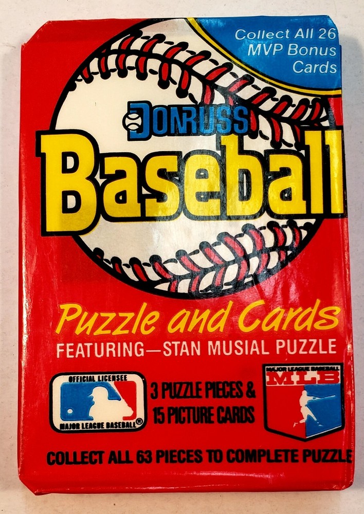 1988 LEAF DONRUSS BASEBALL CARD WAX PACK (1 pack = 15 cards) Factory Sealed NEW!