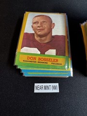 1963 Topps Football Cards 1-170 (P-NM) – You Pick – Complete Your Set
