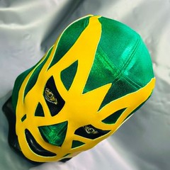 Fishman Semi Professional Wrestling Lucha Costume Mask Mascara Luchador Green