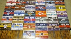 NEW NFL Vintage Logo Stickers 2024 – PICK ANY TEAM – Football Decal Peel Stick