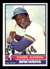 1976 Topps Baseball #550 Hank Aaron NM/MT *d4