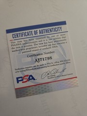 Jerry The King Lawler 8×10 Autograph W/ PSA Certification with Inscription