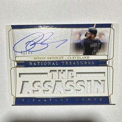 Bobby Bradley 2020 National Treasures Signature Names Cleveland /49