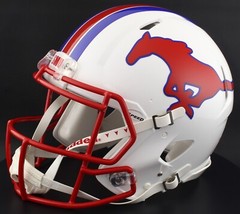 SMU MUSTANGS NCAA Riddell Speed Full Size REPLICA Football Helmet
