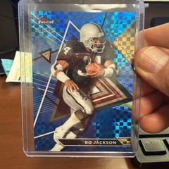 Bo Jackson 2023 Topps Composite Topps Finest #225 Blue Xfractor /75 Raiders🔥📈