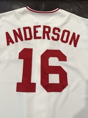 VTG Los Angeles Angels Jersey Men Size XL Garret Anderson Majestic MLB