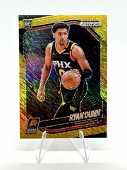 Ryan Dunn 2024 Panini Prizm Black RC Rookie Gold Shimmer FOTL /10 #203 Suns