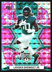 Laviska Shenault Jr. 2022 Panini Mosaic Pink Prizm Jacksonville Jaguars #91