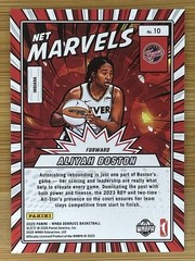 Panini Donruss WNBA 2025 Net Marvels Aliyah Boston #10 Indiana Fever /399
