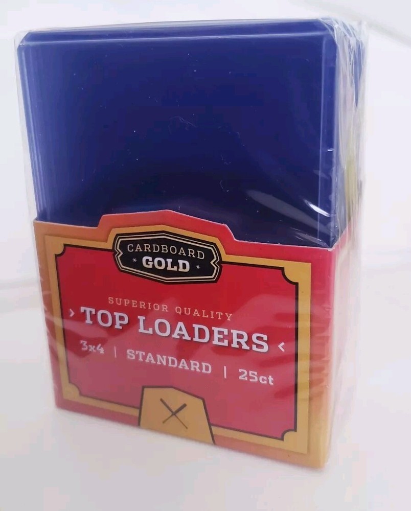 Cardboard Gold Top-Loader for Gaming & Sports Standard 3×4 Card 25ct