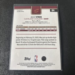 2025-26 Topps NBA – #84 Max Strus Season Tip Off Parallel