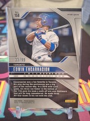 2025 Panini Prizm Edwin Encarnacion Red Power Prizms 33/99