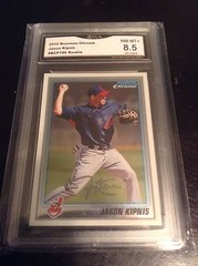 JASON KIPNIS CLEVELAND INDIANS 2010 BOWMAN chrome RC GMA GRADED 8.5