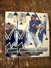 2x Lot COREY SEAGER 2022 Panini Mosaic Baseball Capital Gains #CG-4