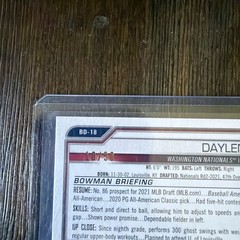 2021 Bowman Draft – Daylen Lile #BD-18 Gold /50 (RC)
