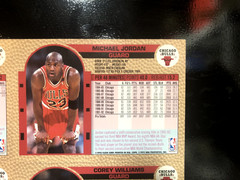 « RARE » 1992-93 FLEER BULLS BACK-2-BACK UNCUT SHEET (JORDAN, PIPPEN + 10) NMT!