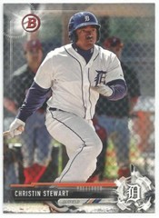 Christin Stewart Detroit Tigers 2017 Bowman Draft Baseball