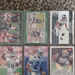 Topps NFL 9-Card Lot 2006 Rookies & Stars/Topps Total Eagles Gaffney