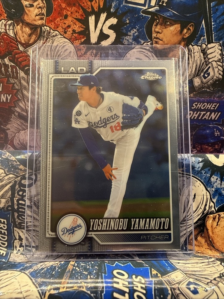 Topps Yoshinobu Yamamoto Los Angeles Dodgers 2026 TOPPS CHROME #90