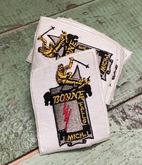 VTG Boyne Mountain Ski Patch MI Downhill Skiing Boyne Falls Original 60s 70s