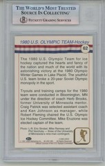 1991 Impel US Olympic #62 1980 U.S. Olympic Hockey Team Mike Eruzione signed BAS