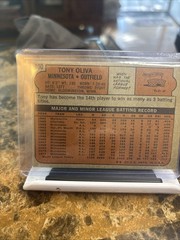 1972 Topps #400 T. Oliva. MN Twins Card NM+ HOF (A)