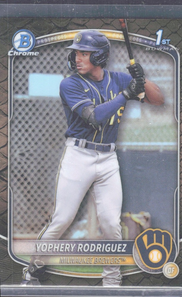 2025 Bowman Chrome Prospects Reptilian Refractor Yophery Rodriguez #BCP-36