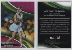 2025 Topps Chrome Pink Refractor Martina Trevisan #151 1m01