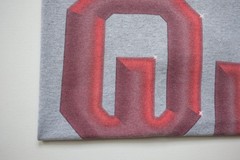 NCAA FRUIT OF THE LOOM VTG OKLAHOMA FOOTBALL OU SOONERS GRAPHIC GRAY T SHIRT XL