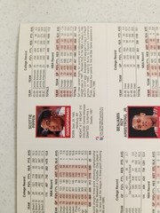 1991 NBA Hoops Chicago Bulls Team Set Uncut Perforated Sheet Kodak / Osco Drug