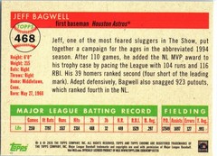 2025 Topps Chrome Platinum #468 Jeff Bagwell Houston Astros