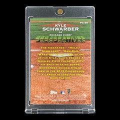 KYLE SCHWARBER ROOKIE TOPPS CHROME REFRACTOR 2016 Perspective Card – Phillies