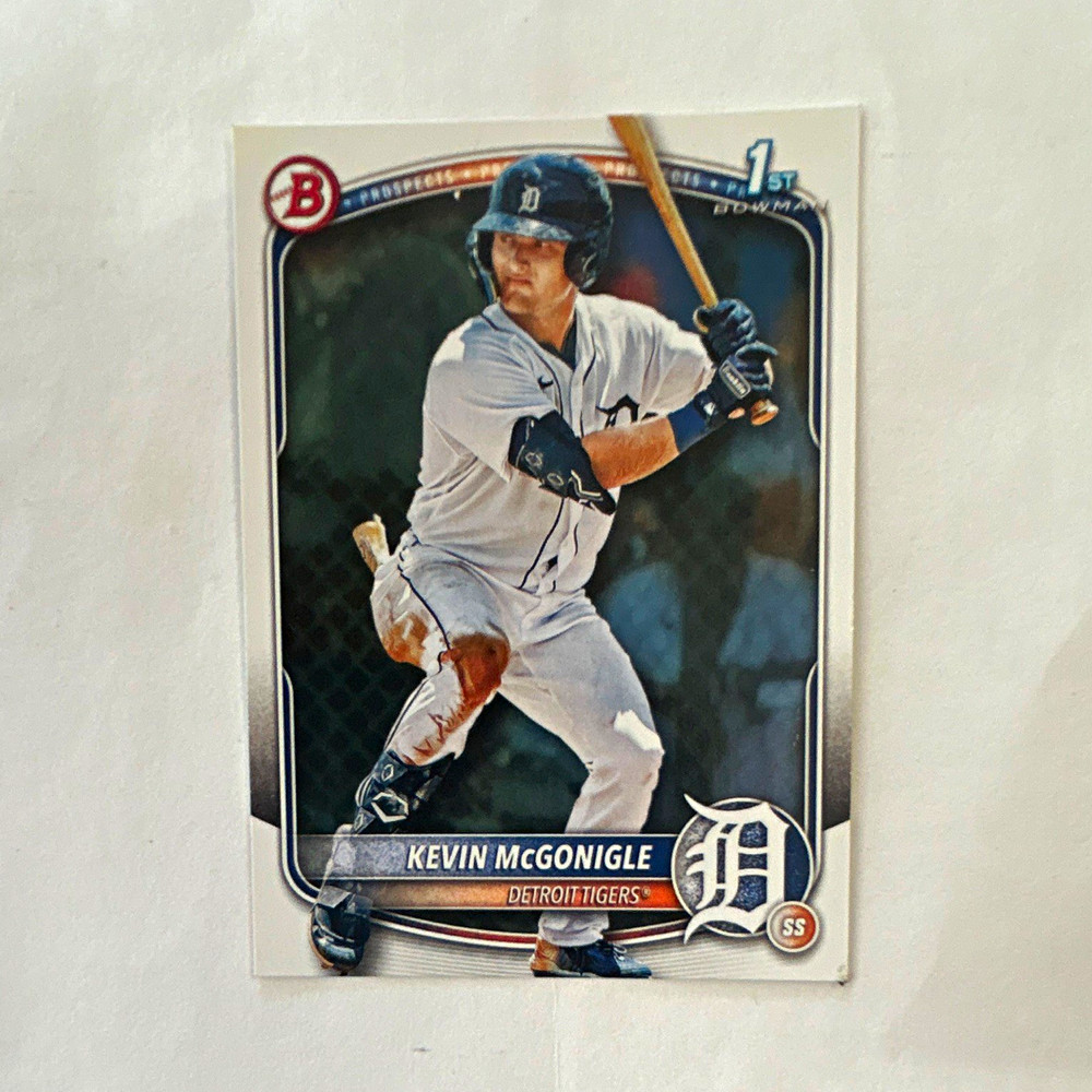 Bowman 2025 Prospects 1st Bowman Insert Kevin McGonigle #BP-79 Tigers