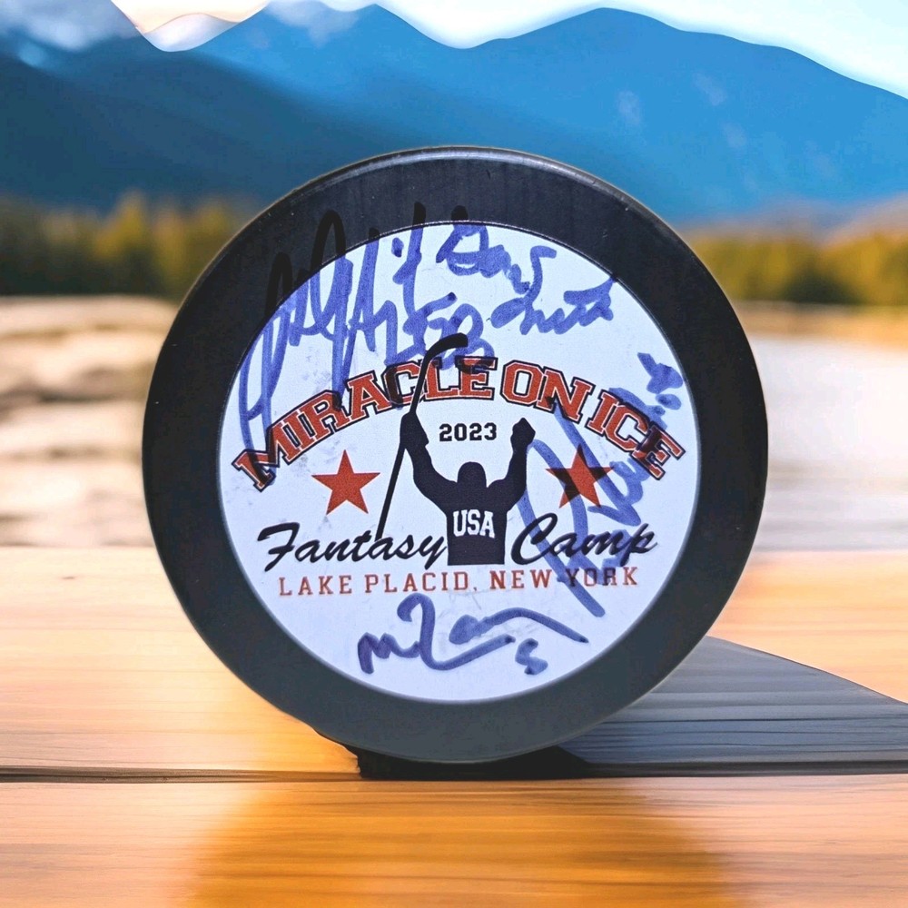 Miracle On Ice Signed 1980 USA Hockey Puck ● Players Only Exclusive! Lake Placid