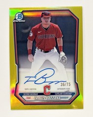 2026 Bowman Chrome Prospects Auto Travis Bazzana Yellow Refractor /75 #CPA-TB
