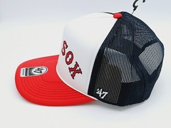 ‘47 Brand Boston Red Sox Foam Rope Trucker Adjustable Hat Cap Red/Blue/White.