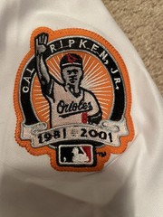 Cal Ripken Jr Baltimore #8 Jersey Men’s XL 2001 Orioles Home White Retro