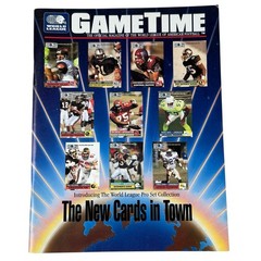 Lot of 5 World League Football Game Time Programs Magazines Premier Issues
