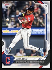 Angel Genao – 2026 MLB Topps NOW® – Card 524!! Presale!! Guardians!!