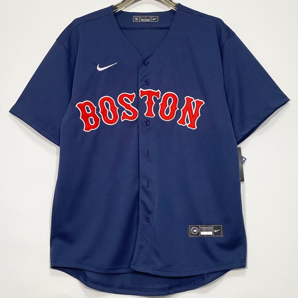 Red Sox, Baseball Jersey, Blank, Stitched, Navy Blue, S/M/L/XL/2XL/3XL
