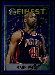1995-96 Finest Mark West Detroit Pistons #200