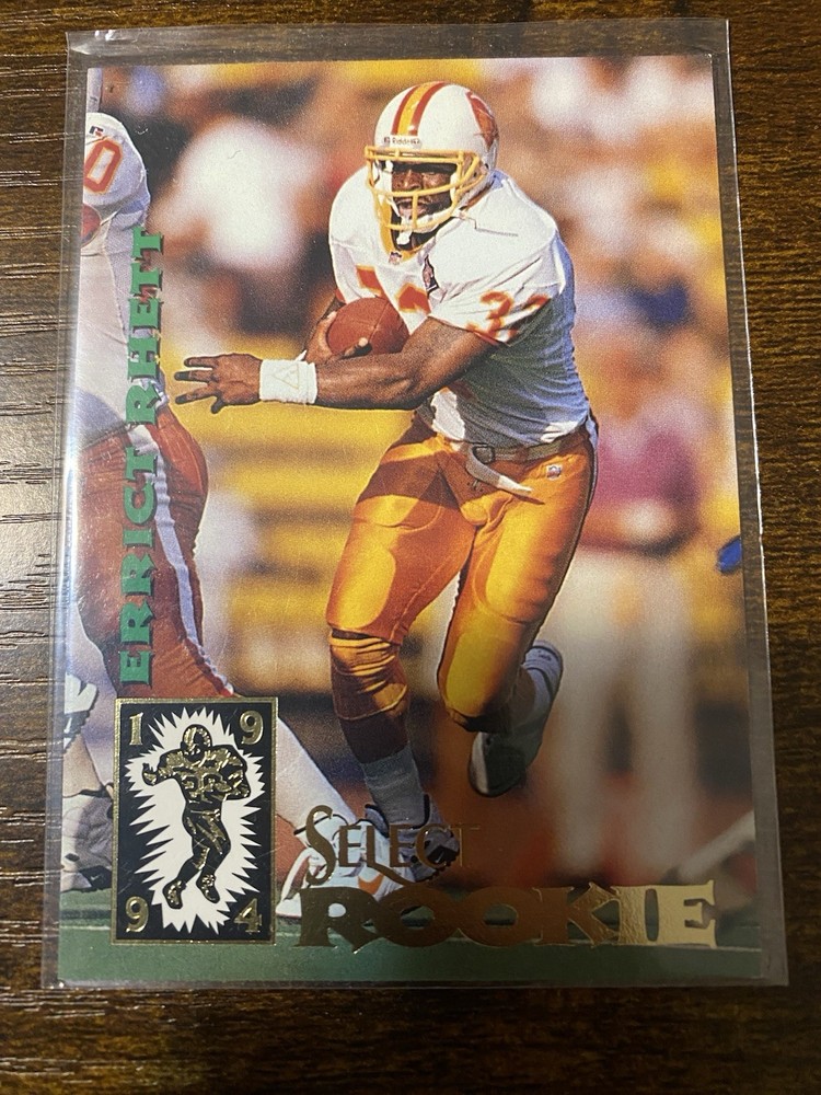 1994 Select Errict Rhett Rookie Tampa Bay Buccaneers RC #207