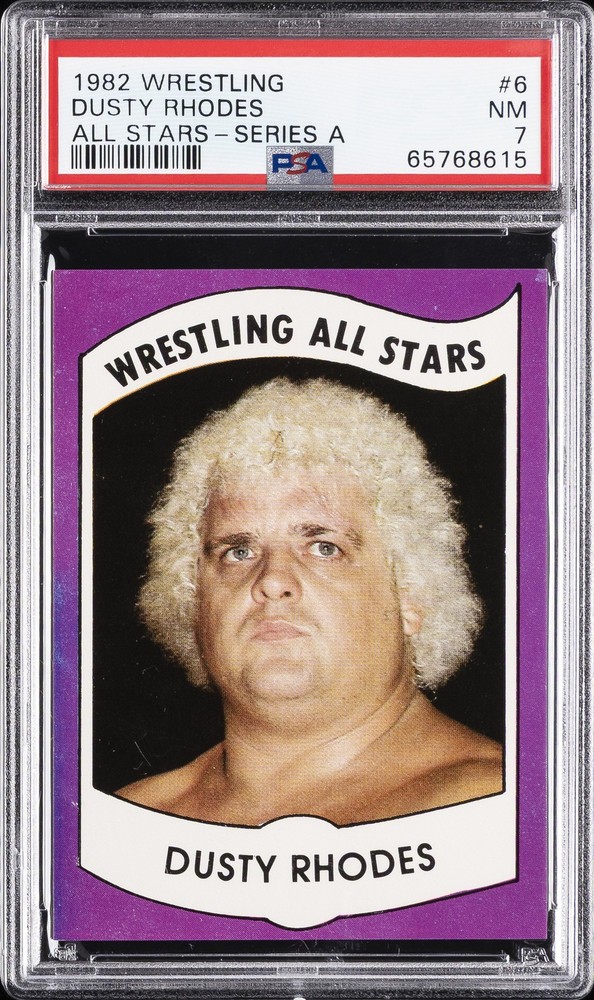 1982 WRESTLING ALL-STARS SERIES A #6 DUSTY RHODES PSA 7